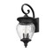 Z-Lite Davina 4 Light Outdoor Wall Light, 12in. W x 28in. H, Black 5016B-BK - alternate 2